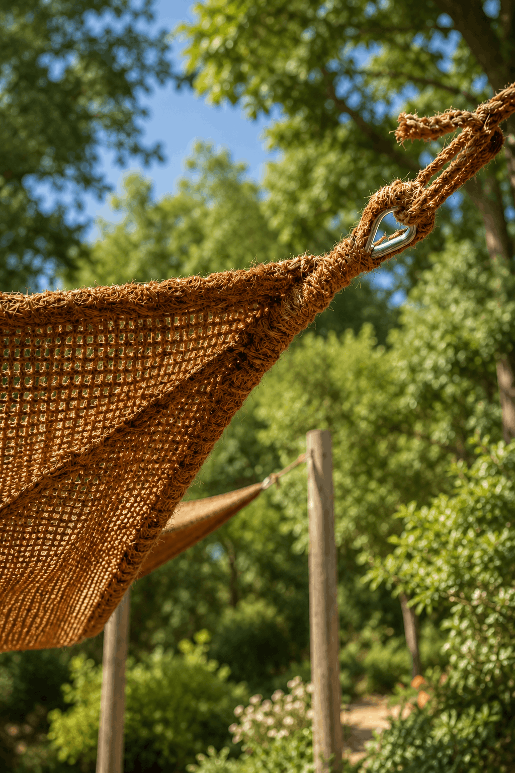 Vela ombreggiante Coco Rettangolare Naturale 400x300 Bazar Bizar