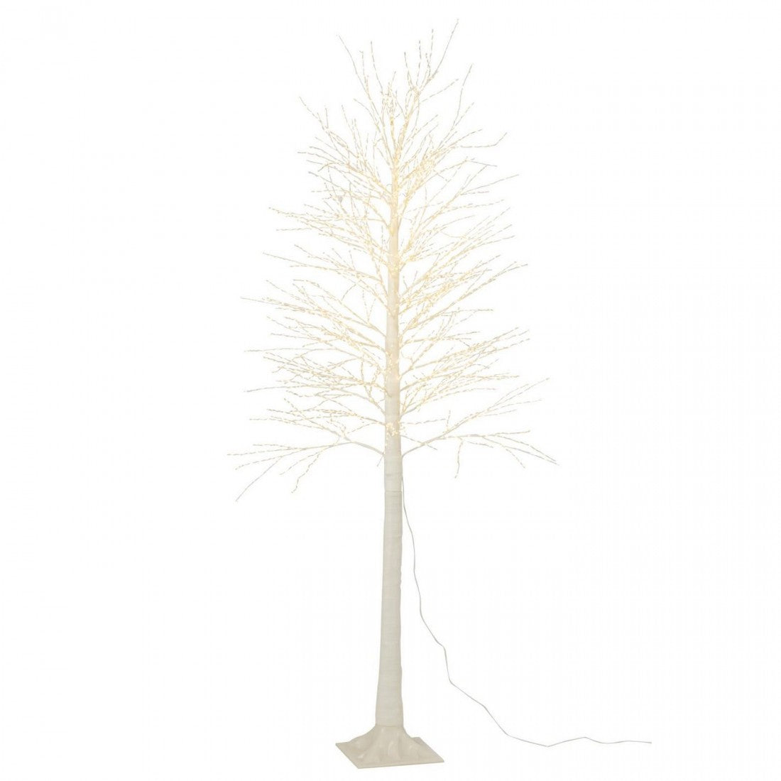 Albero di Natale 3000 LED Plastica Bianco Large H210cm J-Line