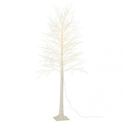 Albero di Natale 3000 LED Plastica Bianco Large H210cm J-Line