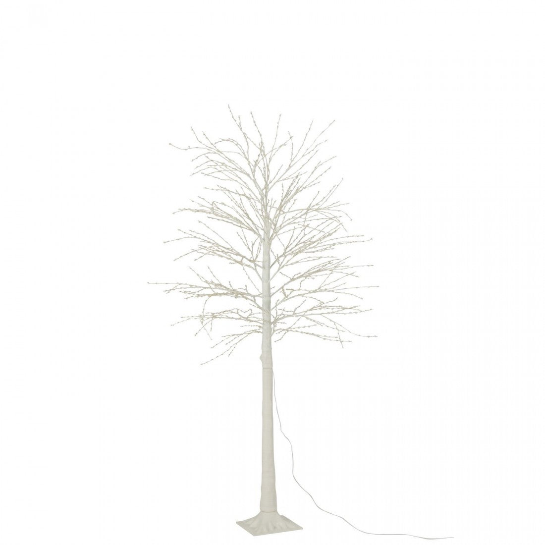 Albero di Natale 2000 LED Plastica Bianco Medio H180cm J-Line