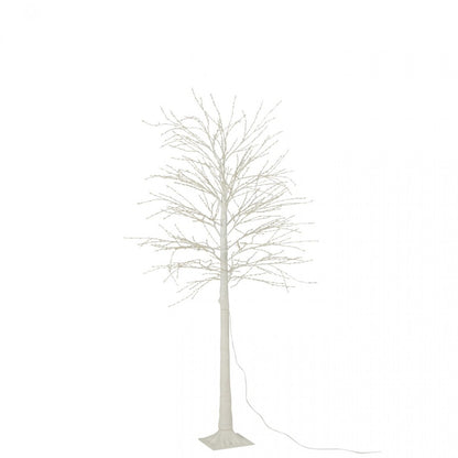 Albero di Natale 2000 LED Plastica Bianco Medio H180cm J-Line