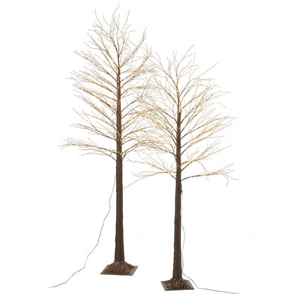 Albero di Natale 3000 LED Plastica Marrone Large H210cm J-Line