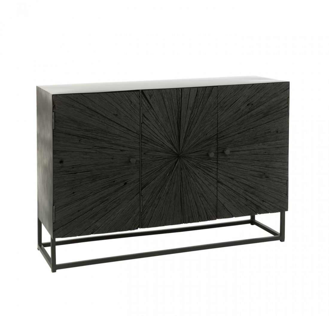 Credenza Shanil Legno/Ferro Nero J-Line