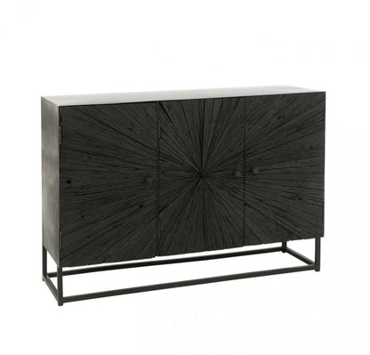 Credenza Shanil Legno/Ferro Nero J-Line