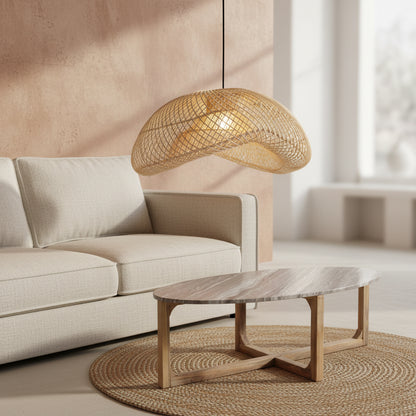 Lampada a sospensione Maze Organic Naturale XL Raw Materials