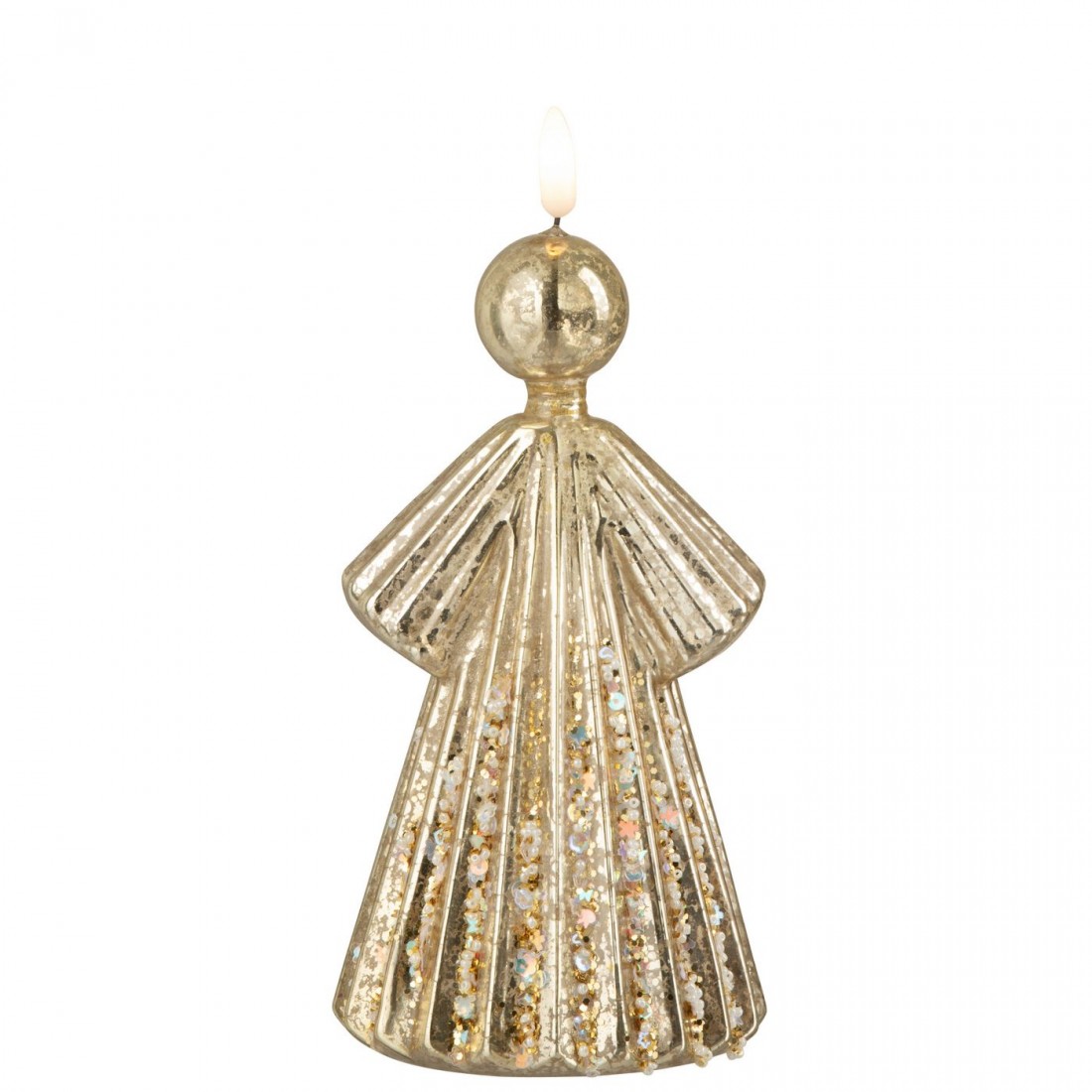 Set di 2 lampade a LED Angel in vetro color oro J-Line
