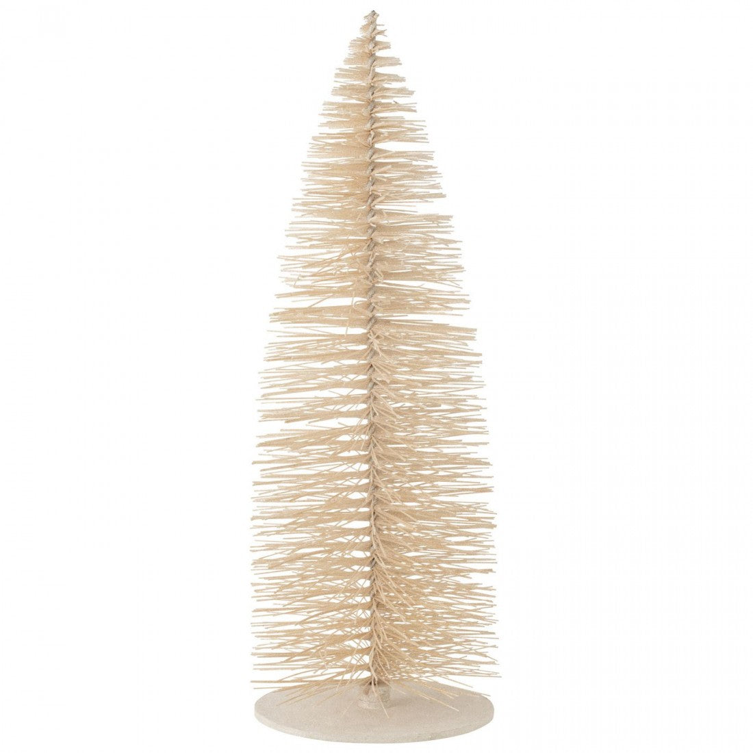 Albero di Natale Decorativo Glitter Legno Bianco Extra Large H140cm J-line