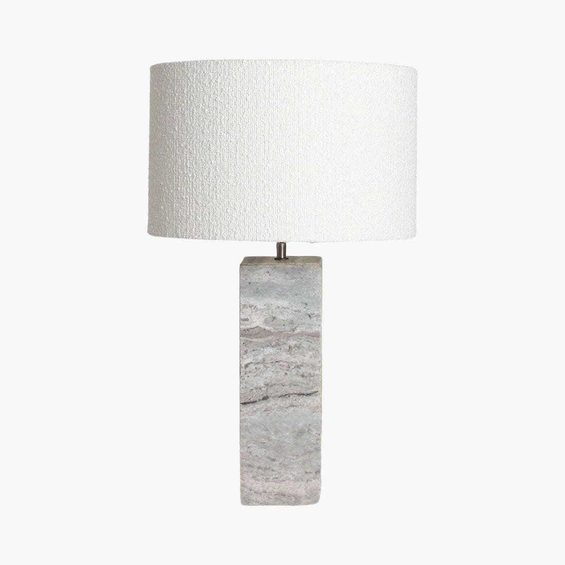 Base lampada Fantasy Marmo Marrone Quadrata Raw Materials