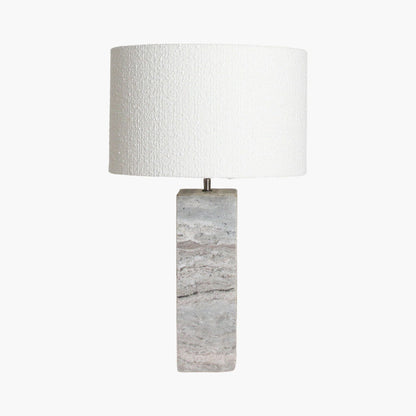 Base lampada Fantasy Marmo Marrone Quadrata Raw Materials