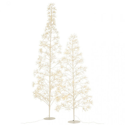 Albero di Natale 2700 LED Metallo Bianco Medio H210cm J-Line