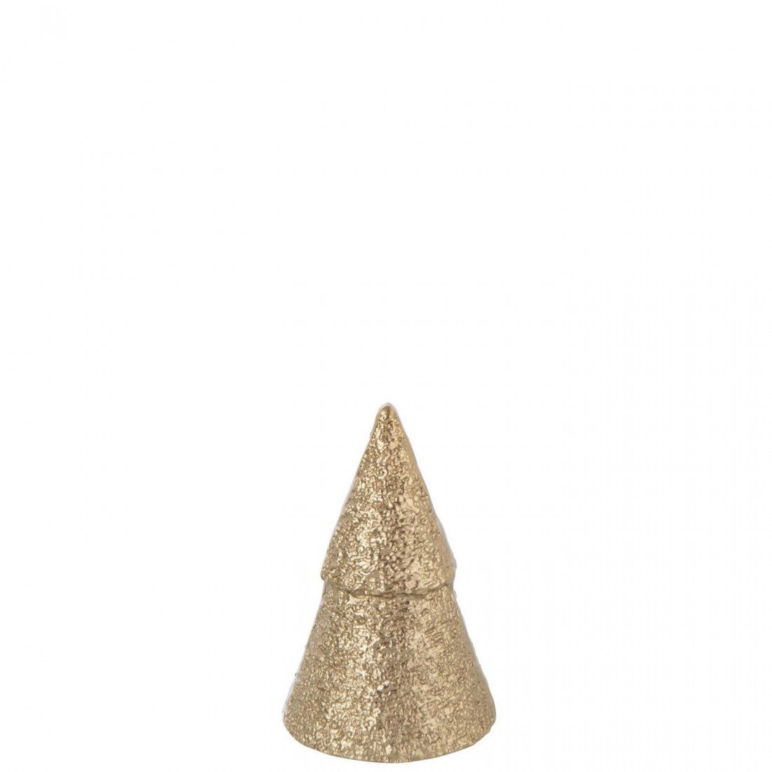 Albero di Natale in alluminio color oro, set da 2, J-Line