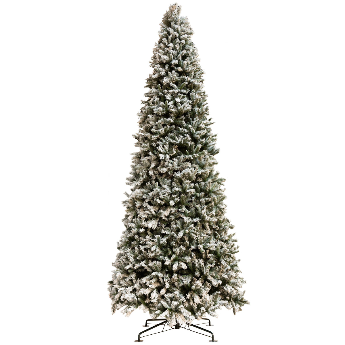 Albero di Natale artificiale innevato XXL H450cm J-Line