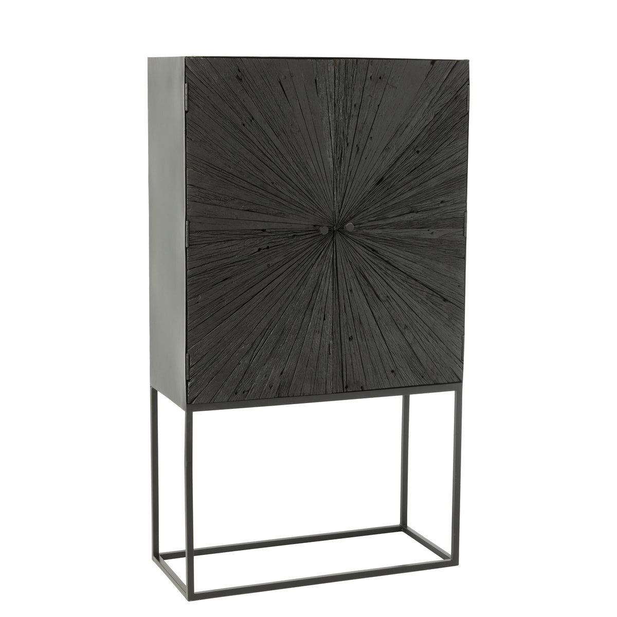 Mobiletto Shanil Legno/Ferro Nero J-Line