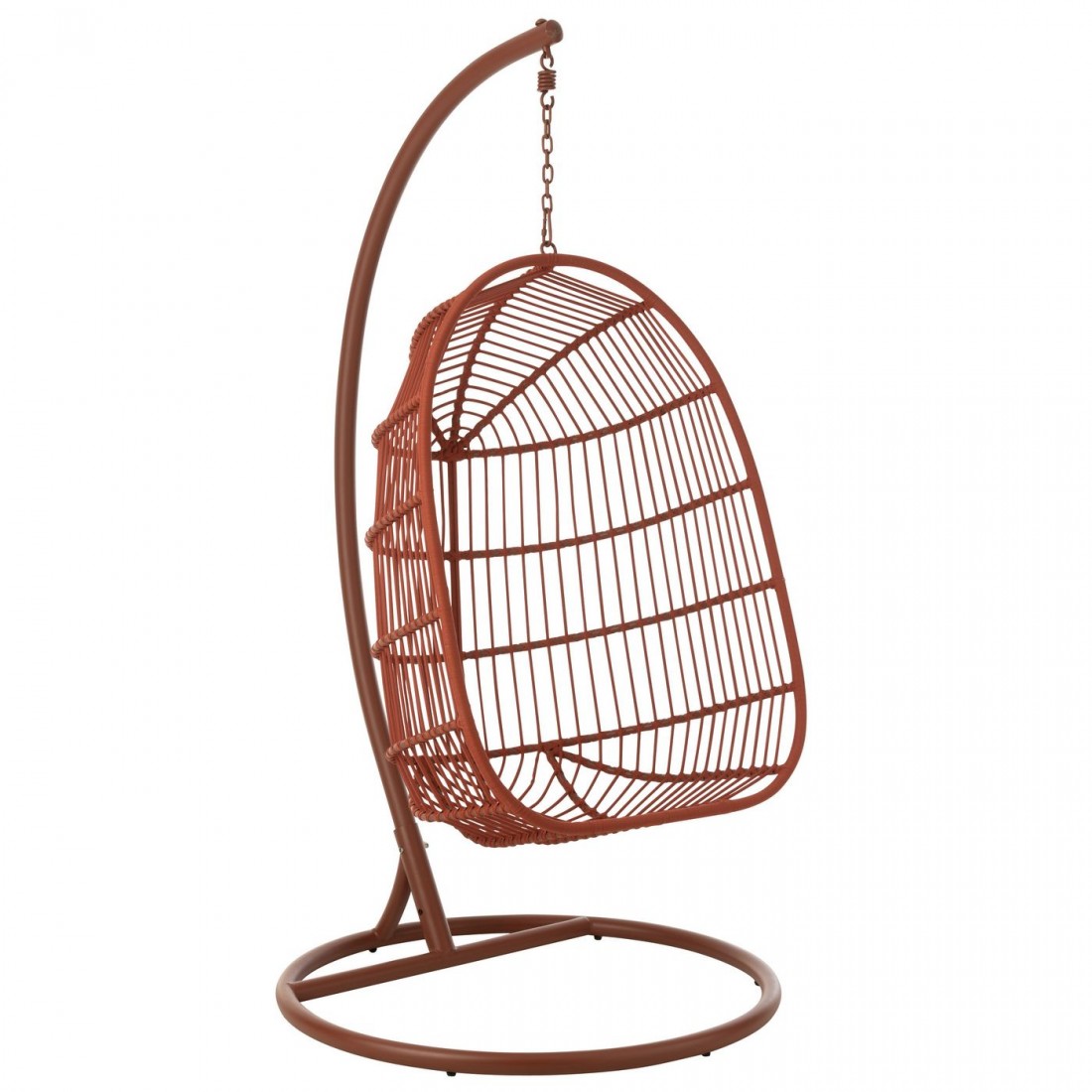 Sedia sospesa Egga Metallo/Corda Rossa J-Line