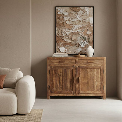 Credenza Farmwood con 2 ante Raw Materials