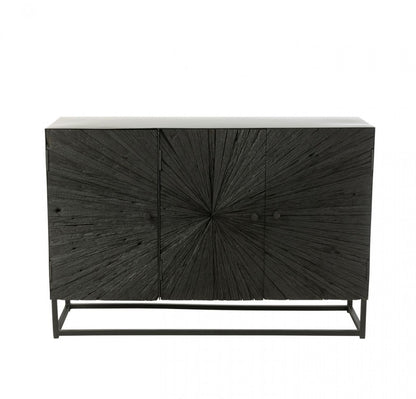 Credenza Shanil Legno/Ferro Nero J-Line