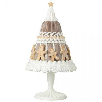 Torta Pan di Zenzero Con Omino di Pan di Zenzero Calce Beige/Bianco J-Line