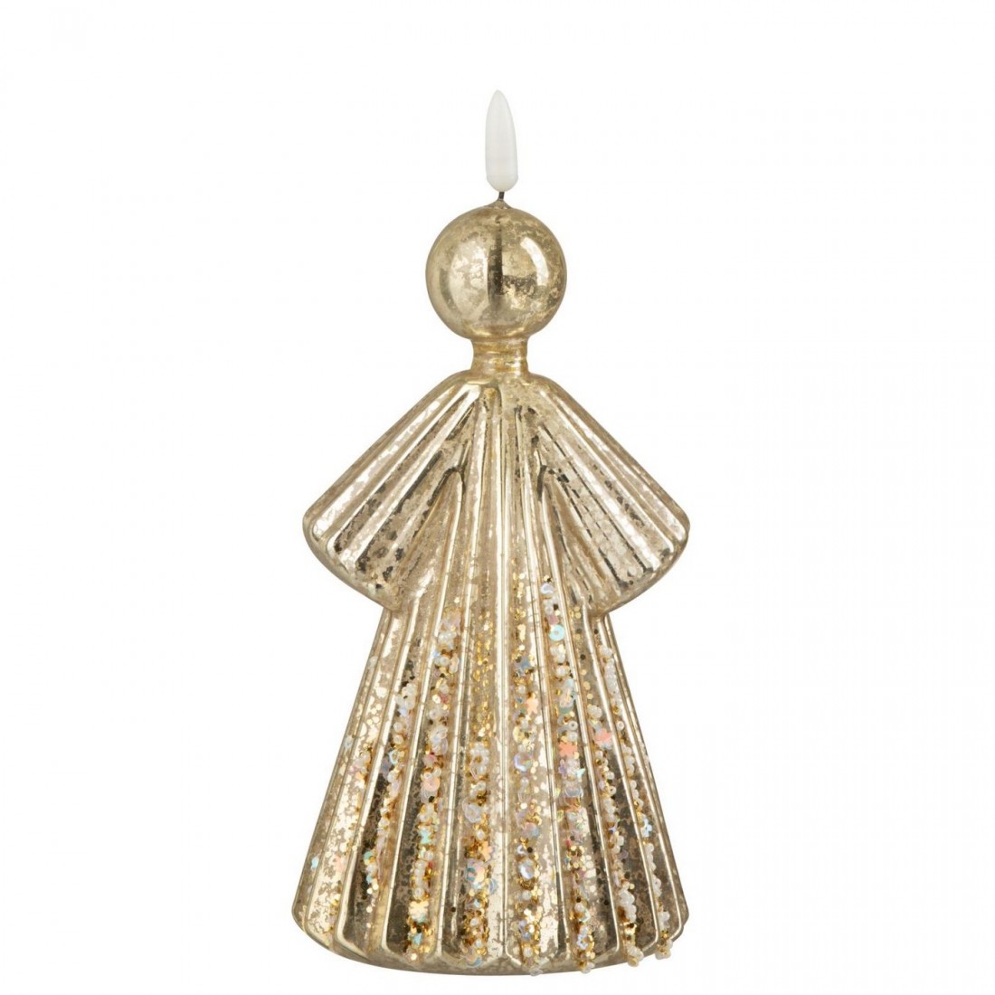 Set di 2 lampade a LED Angel in vetro color oro J-Line