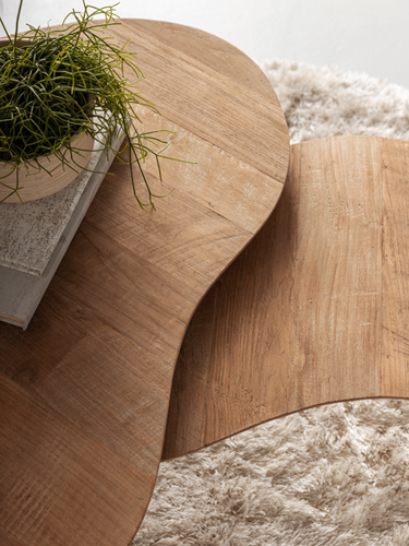 DTP Home Apollo Set di 2 tavolini da salotto
