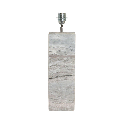 Base lampada Fantasy Marmo Marrone Quadrata Raw Materials