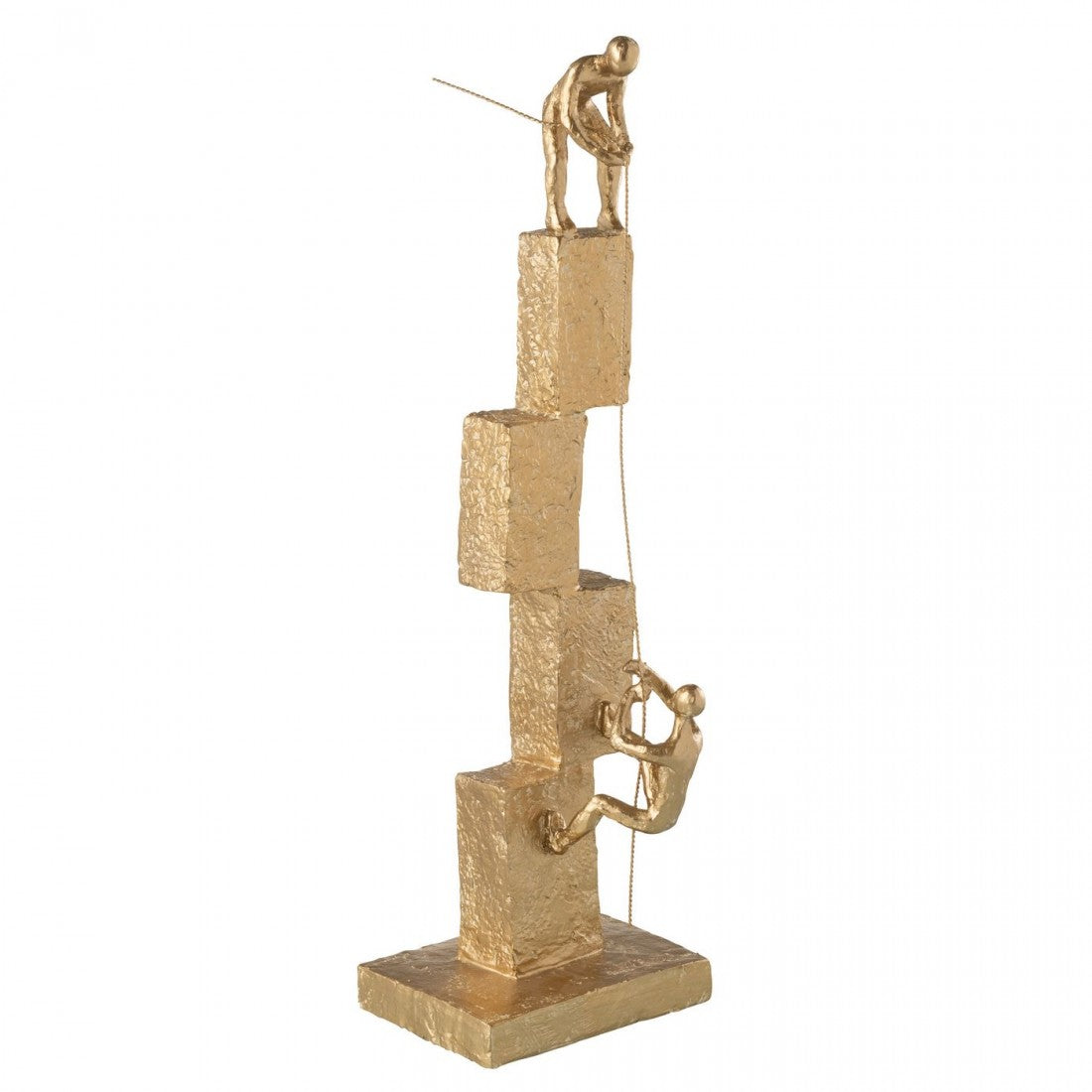 Figure Scalare Moderne Resina Dorata J-Line
