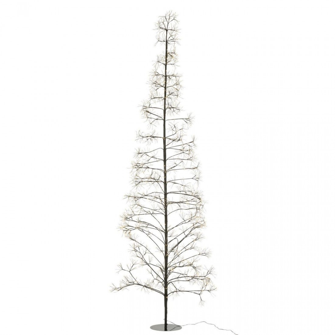Albero di Natale 3000 LED Metallo Nero Large H300cm J-Line