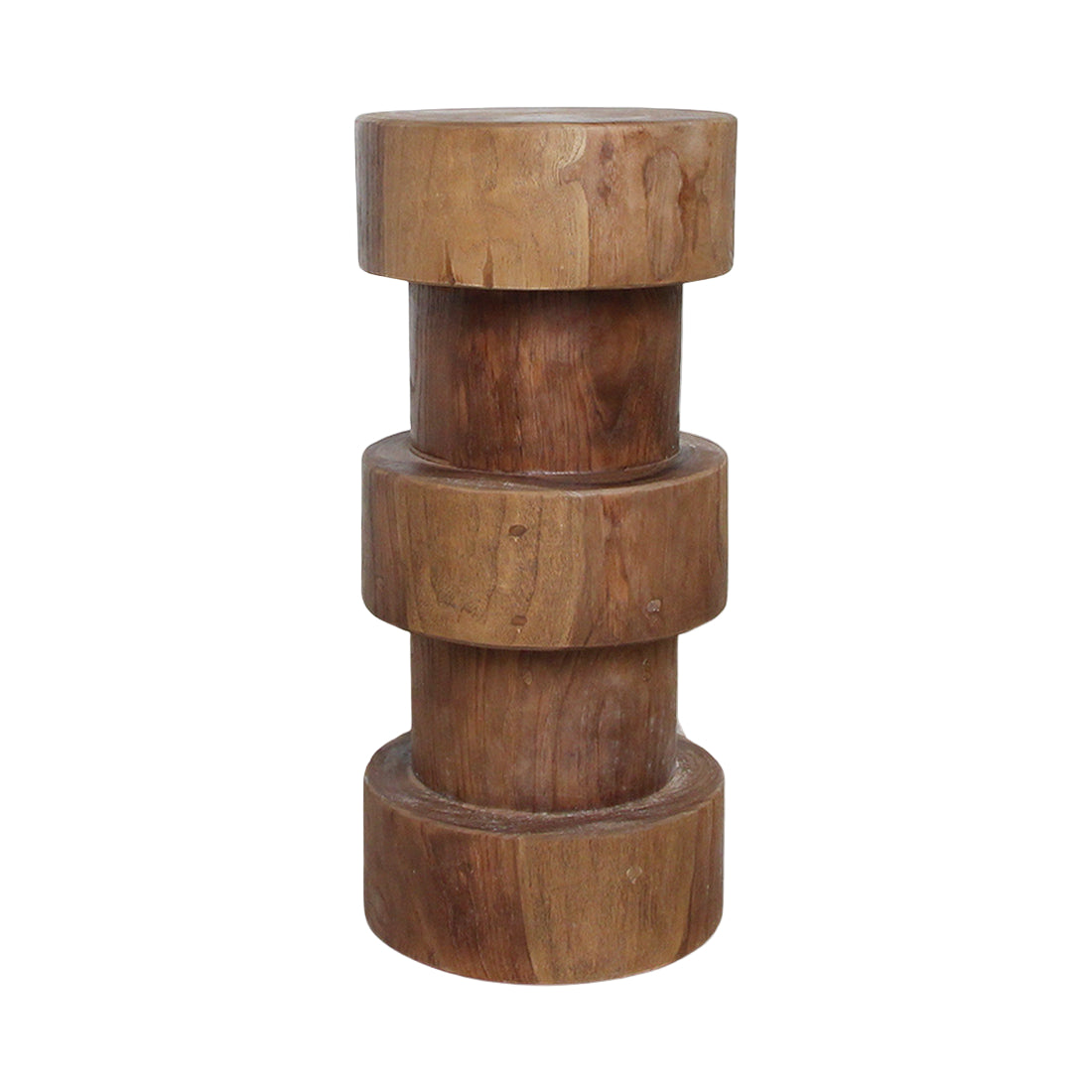 Sgabello da bar Forma Totoma in materiali grezzi naturali