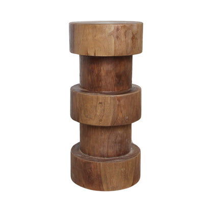 Sgabello da bar Forma Totoma in materiali grezzi naturali