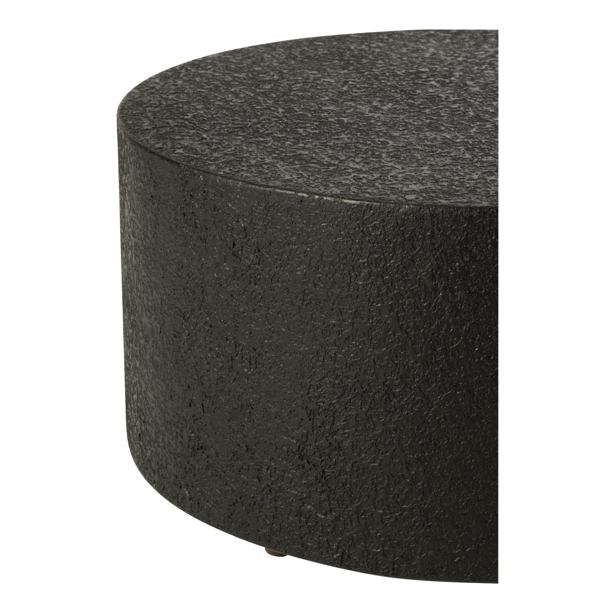 Tavolino Cilindro MDF Nero J-Line