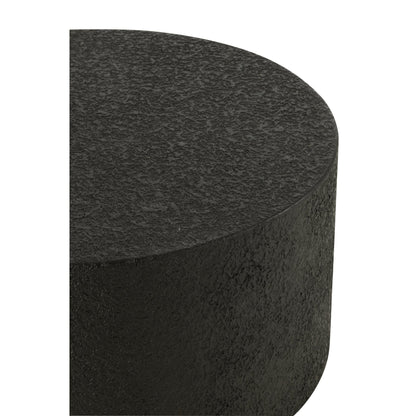 Tavolino Cilindro MDF Nero J-Line