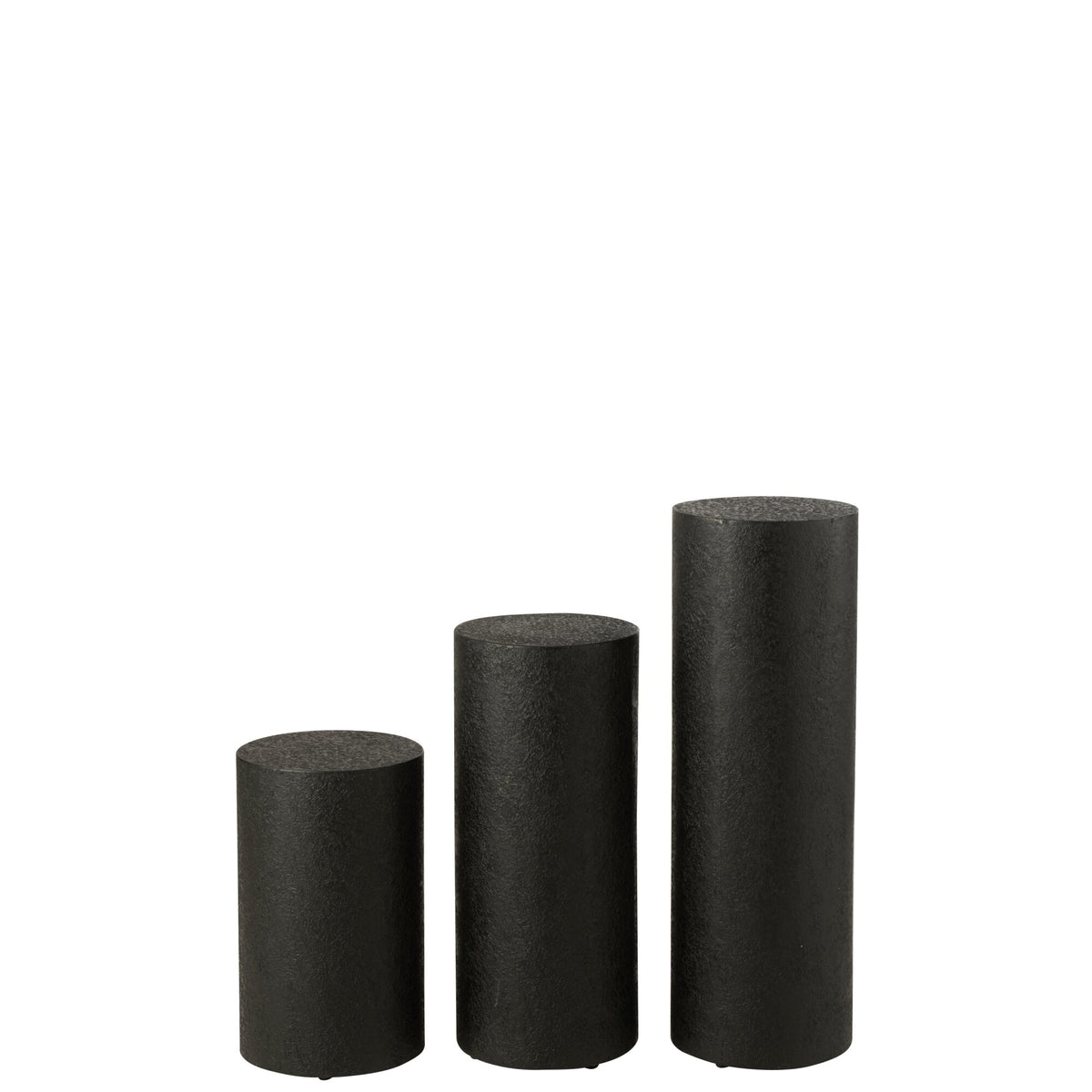 Tavolino Cilindro MDF Nero J-Line