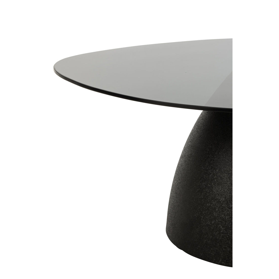 Tavolino da salotto Vetro/Metallo Nero J-Line