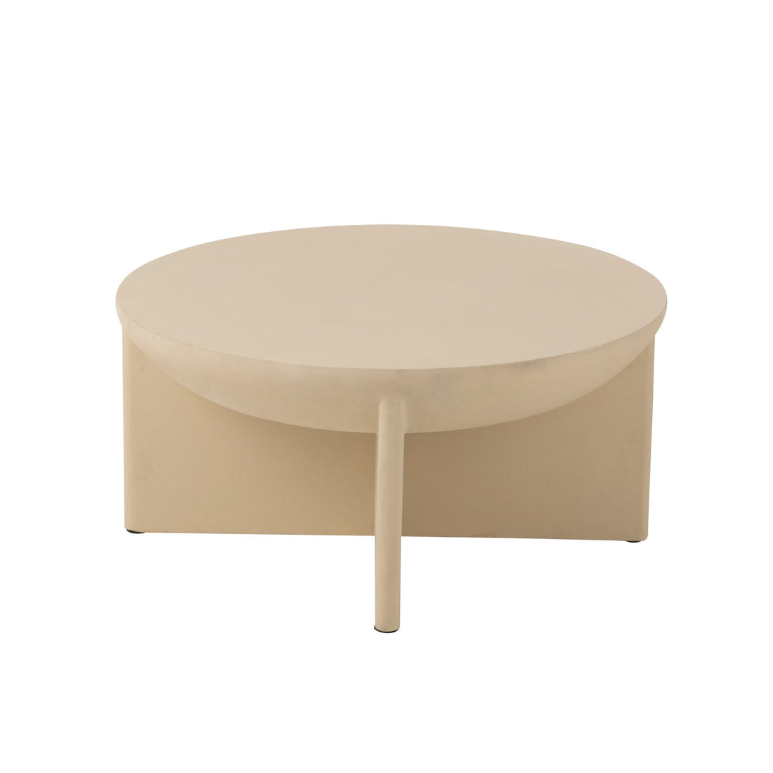 Tavolino da salotto Halfy in legno di mango bianco J-Line