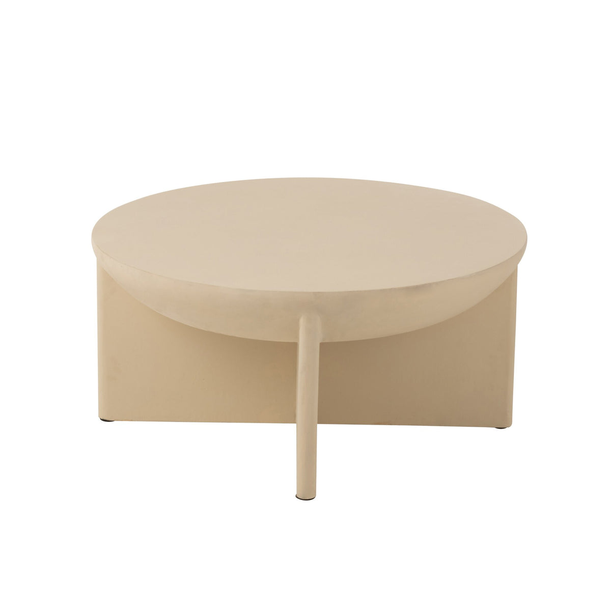 Tavolino da salotto Halfy in legno di mango bianco J-Line