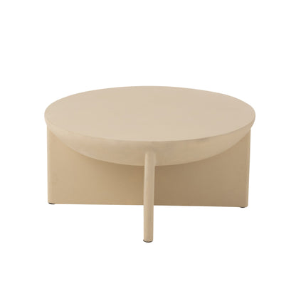 Tavolino da salotto Halfy in legno di mango bianco J-Line