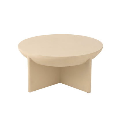 Tavolino da salotto Halfy in legno di mango bianco J-Line
