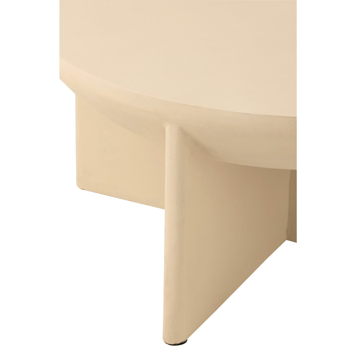 Tavolino da salotto Halfy in legno di mango bianco J-Line