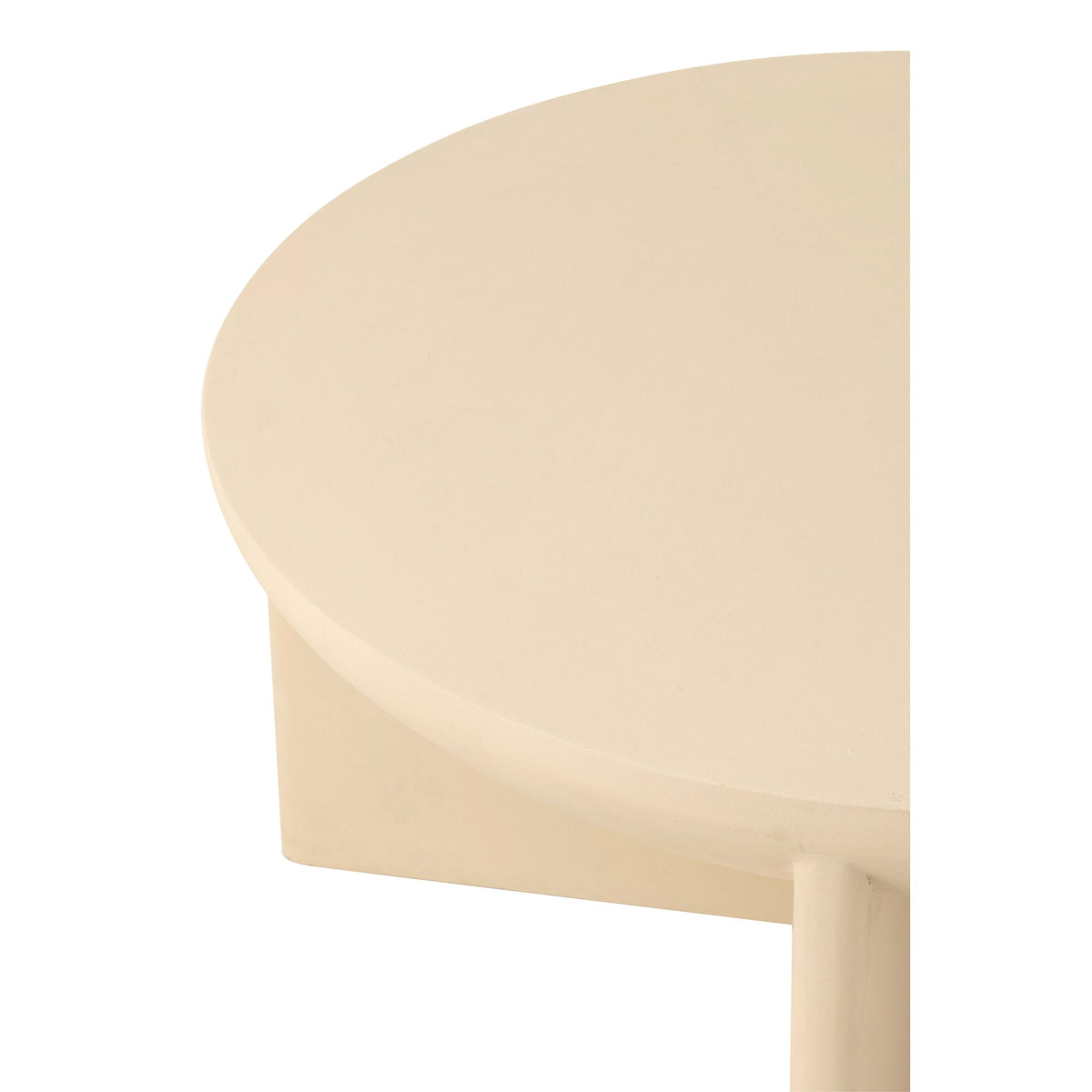 Tavolino da salotto Halfy in legno di mango bianco J-Line