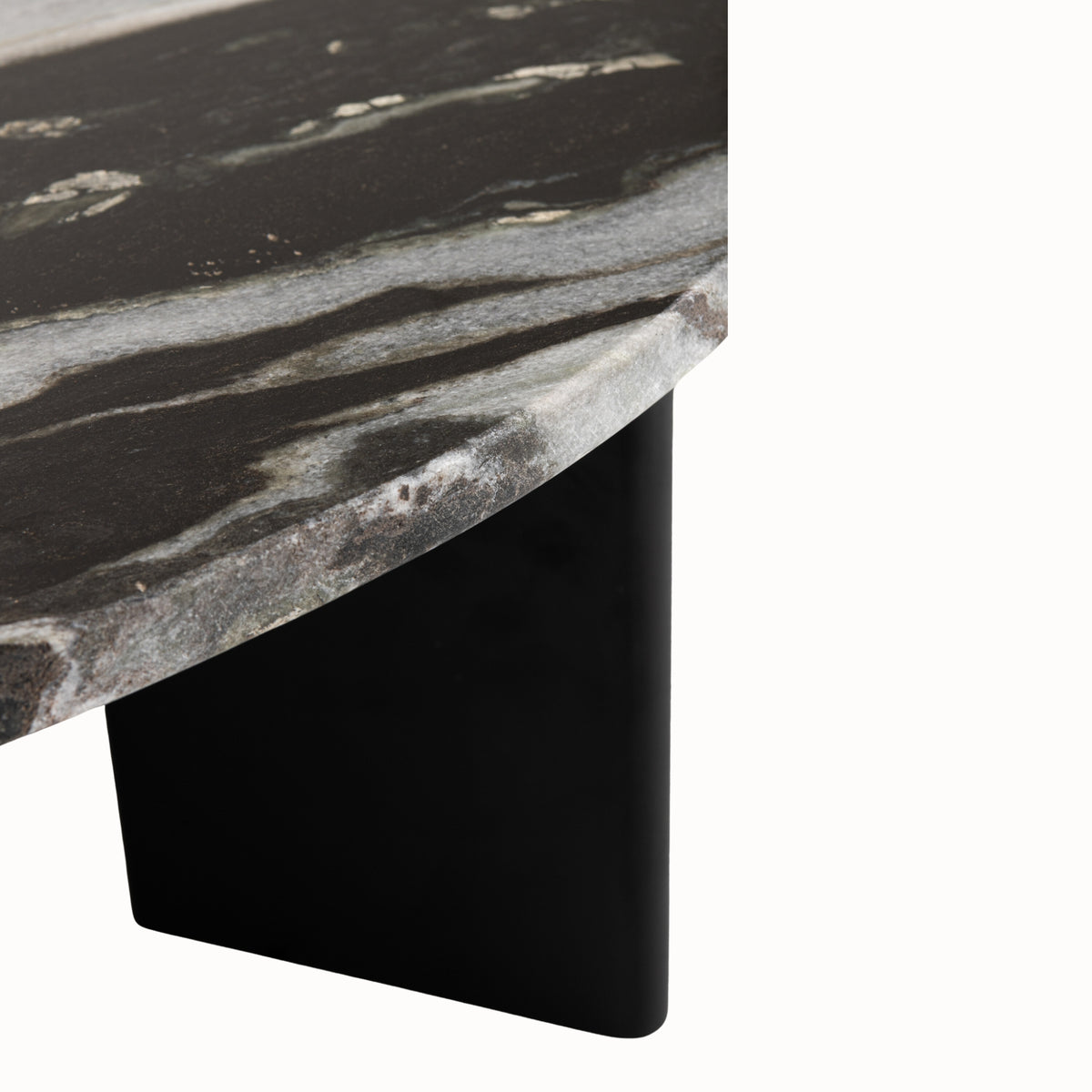 Tavolino da salotto Mathilde Marmo Nero/Grigio J-Line