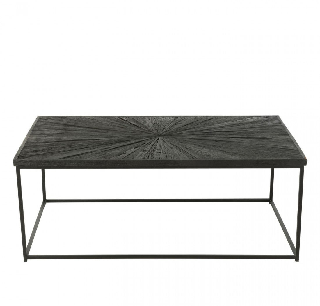 Tavolino Shanil Legno/Ferro Nero J-Line
