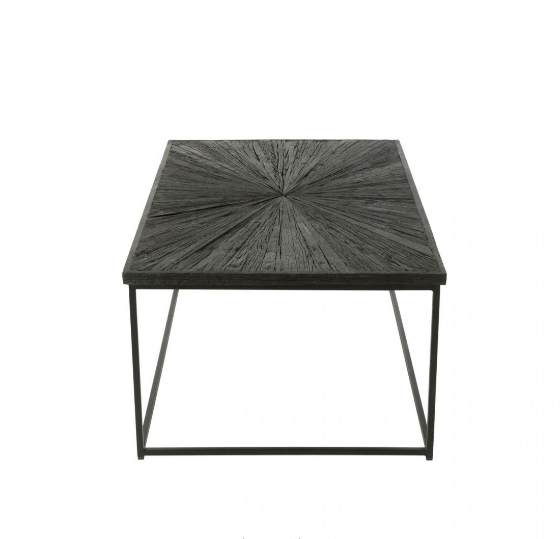 Tavolino Shanil Legno/Ferro Nero J-Line