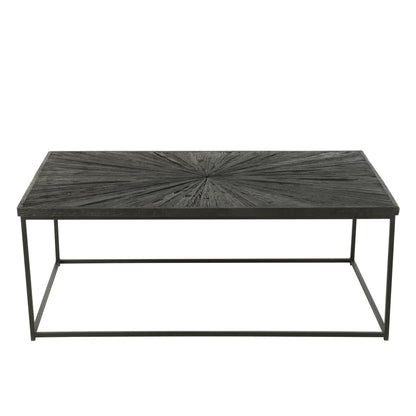 Tavolino Shanil Legno/Ferro Nero J-Line