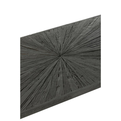Tavolino Shanil Legno/Ferro Nero J-Line