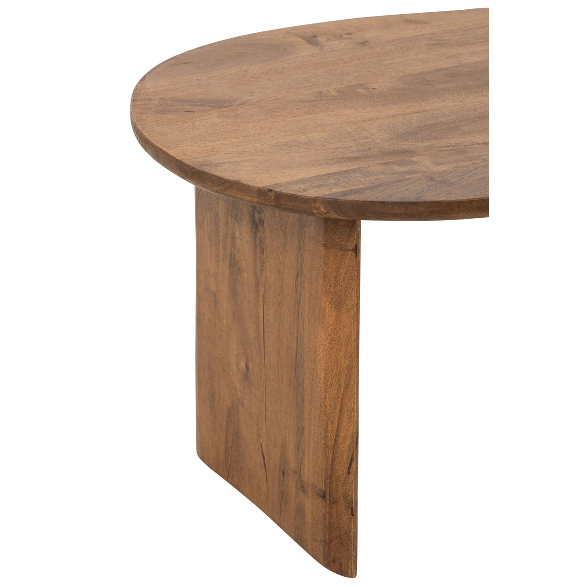 Set di 2 tavolini da salotto in legno di mango naturale J-Line