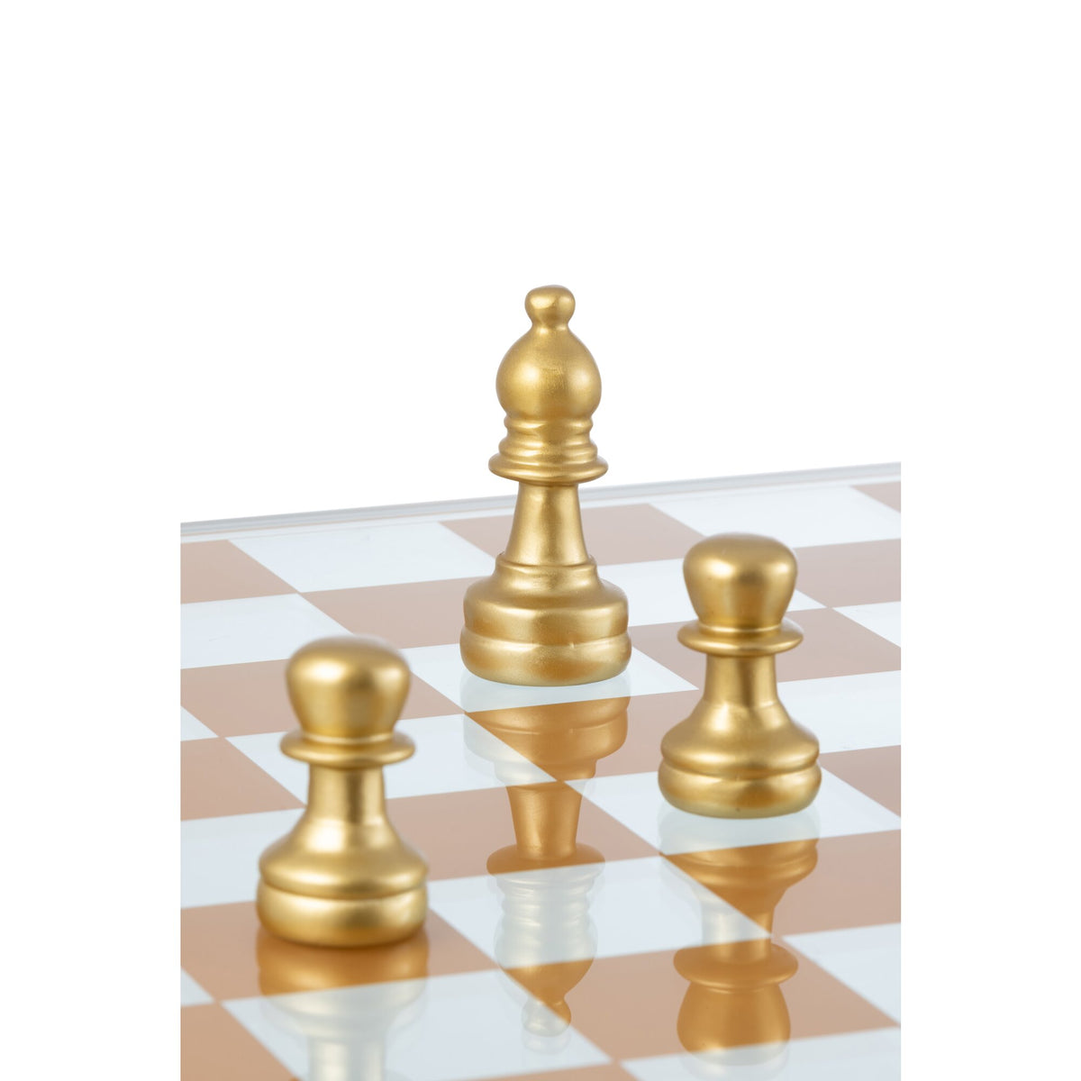 Set da scacchi in vetro e poliresina multicolore J-Line