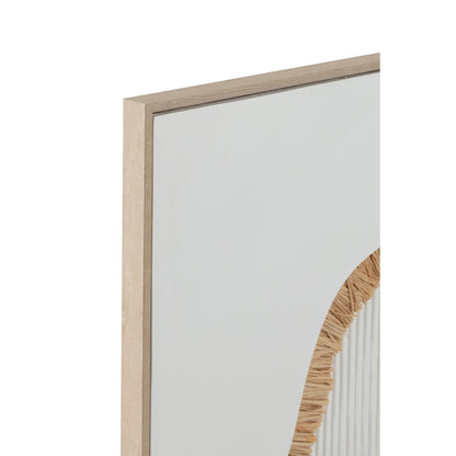 Set di 2 quadri su tela “Fieno bianco” J-Line