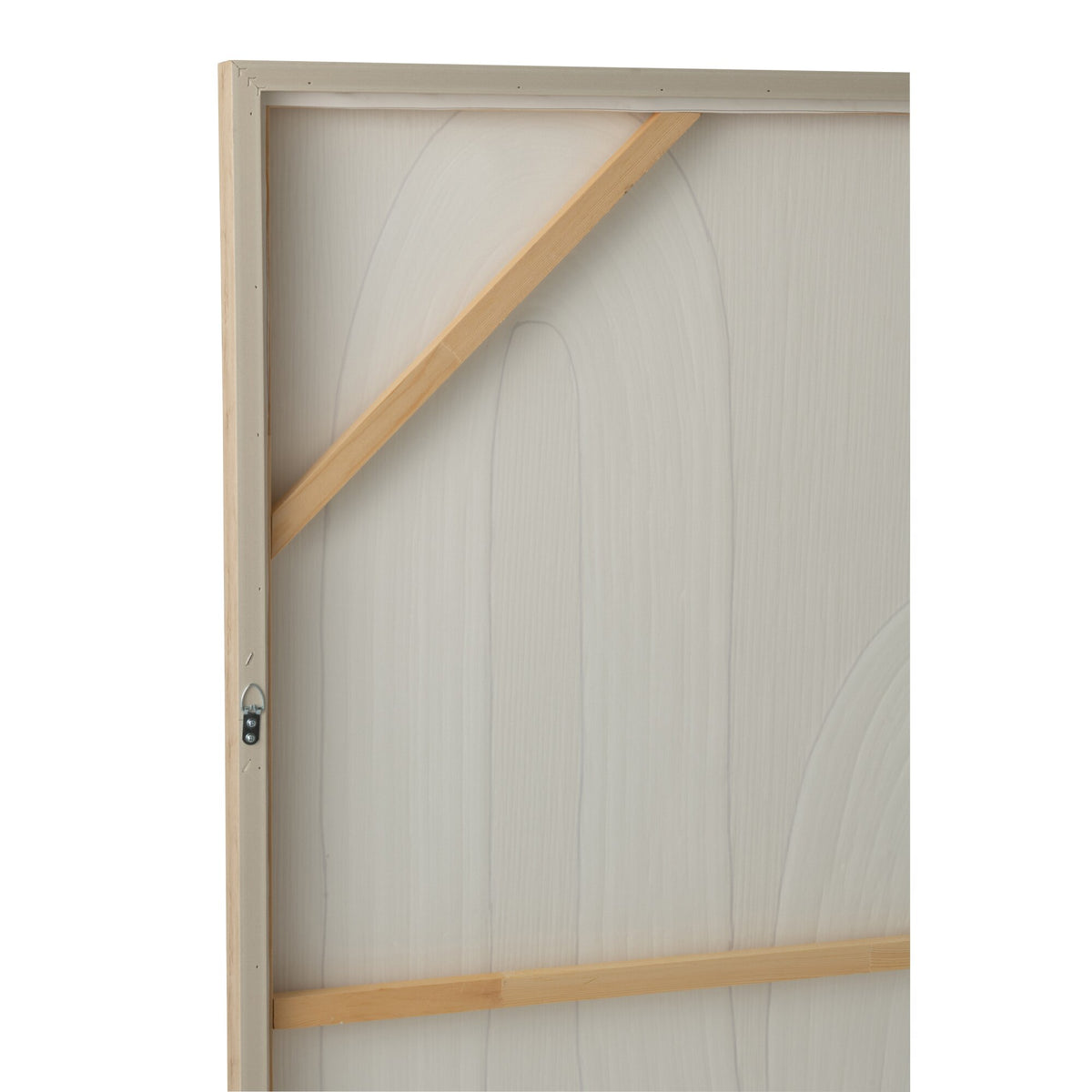 Dipinto Linee Legno di Pino Bianco/Beige Chiaro J-Line