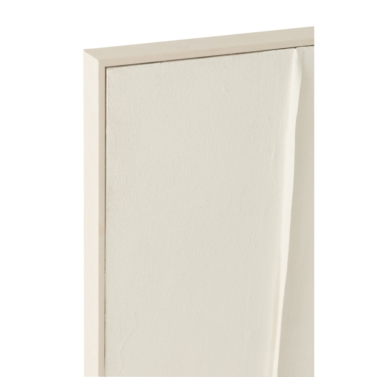 Quadro Log in tela/legno di pino bianco J-Line