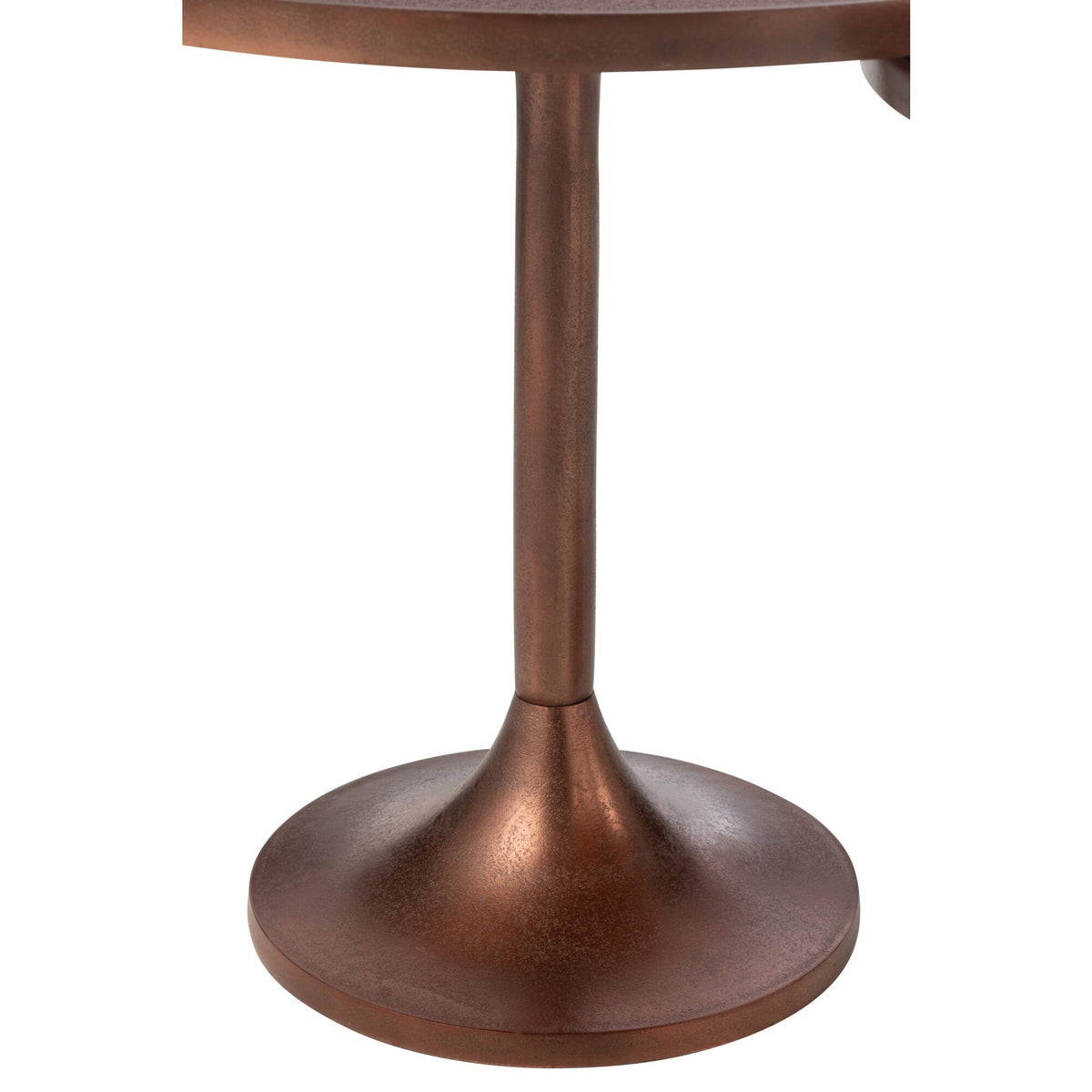 Set di 2 tavolini in alluminio color bronzo J-Line