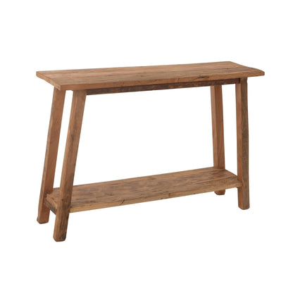 Tavolino quadrato in legno riciclato naturale J-Line